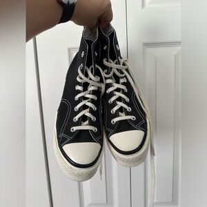 Black and White Converse Chuck Taylors